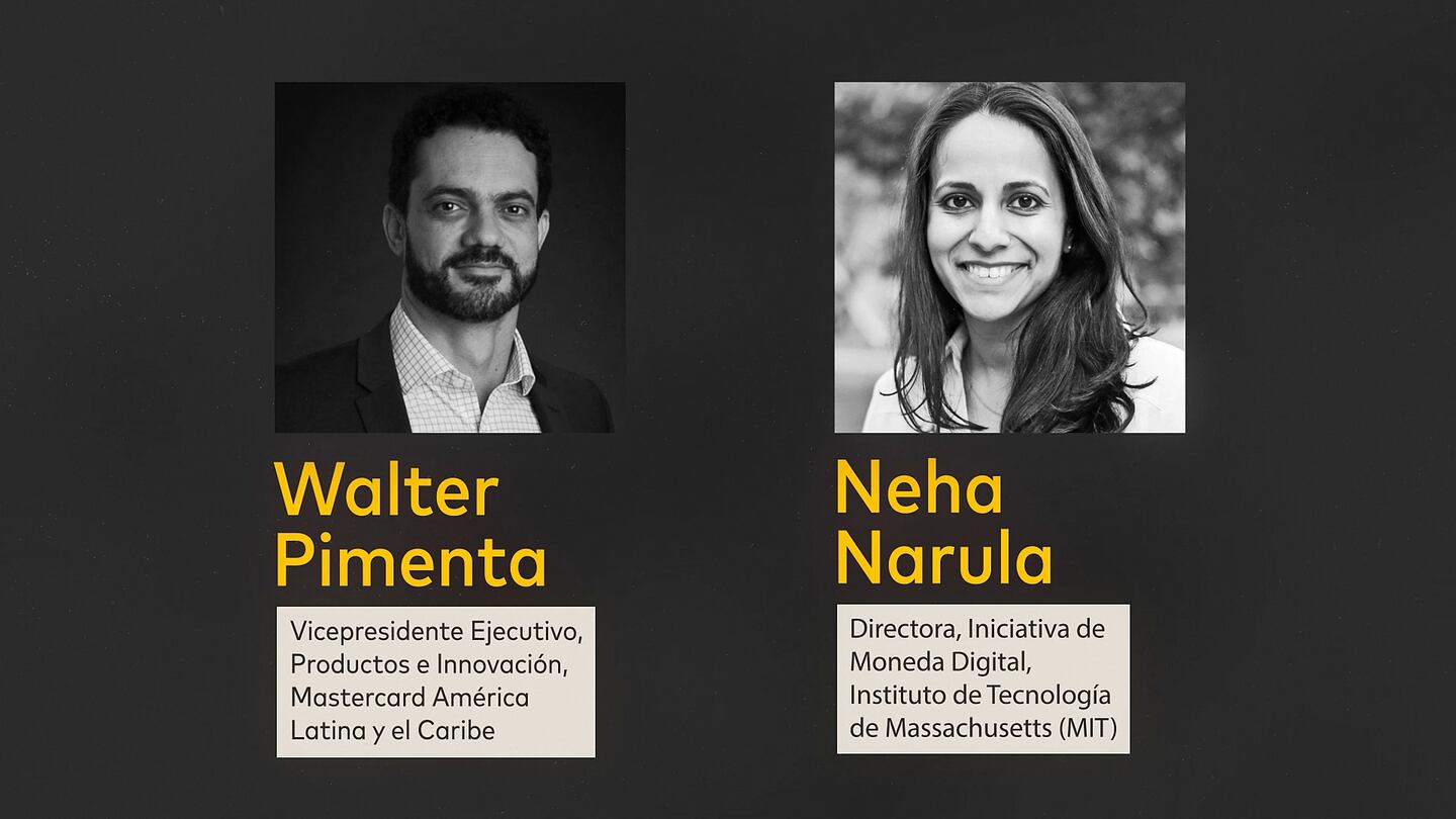 Walter Pimenta y Neha Narula en "El futuro de la criptoeconomía en América Latina y el Caribe"
