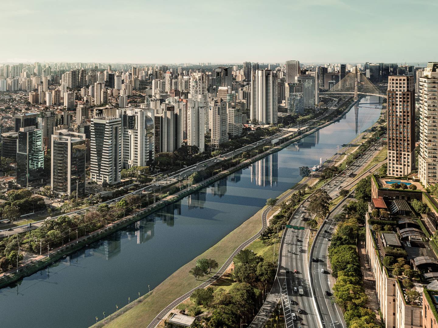 Vista de Reserva Cidade Jardim, proyecto de JHSF, en São Paulo: 50 mil reales pormetro cuadrado y precios de 65 millones de reales por un apartamento