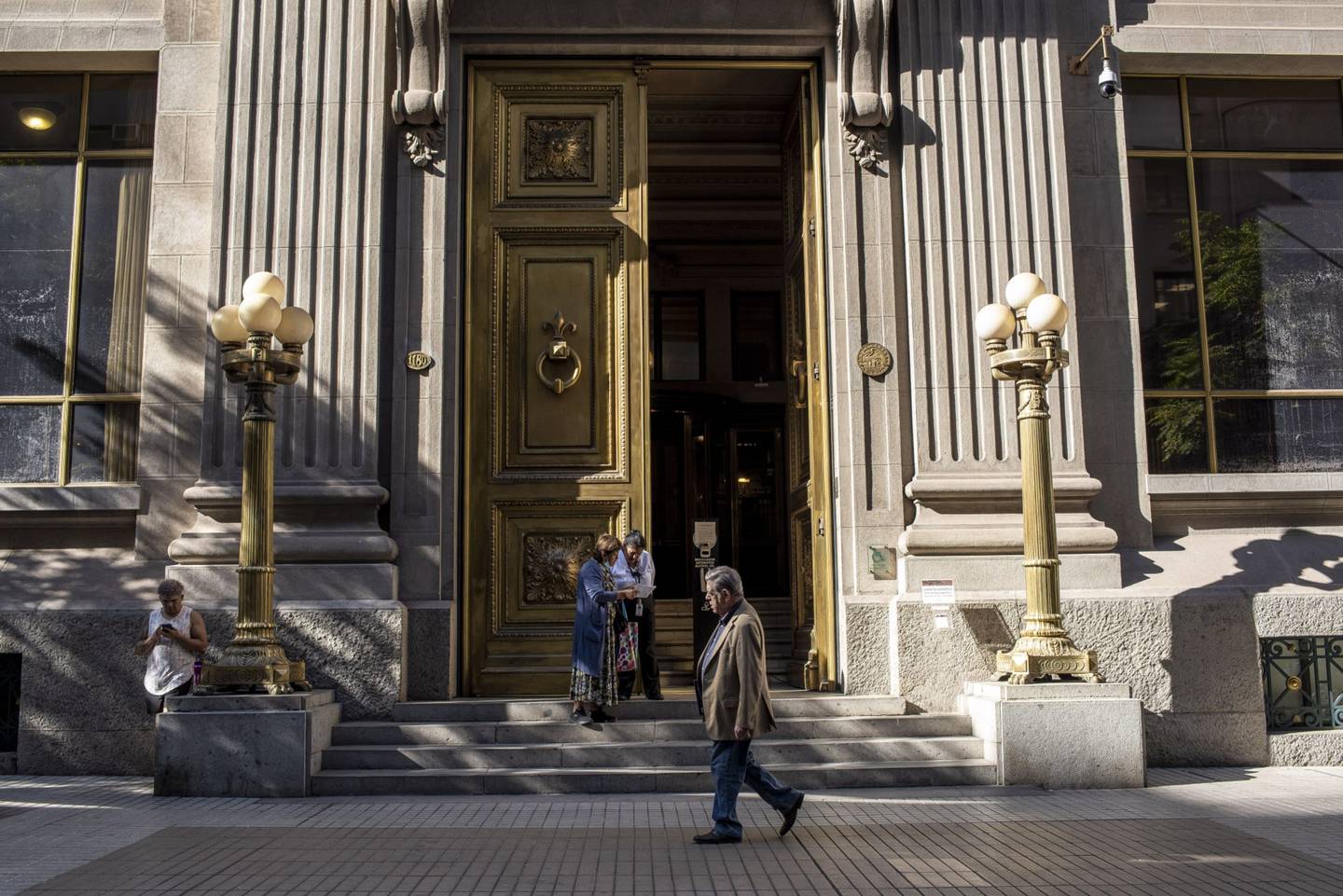 Banco Central de Chile en Santiago, el lunes 20 de marzo de 2023. Foto: Bloomberg