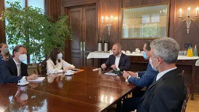 El ministro de Economía Martín Guzmán encabezó las reuniones con las autoridades del organismo multilateral.