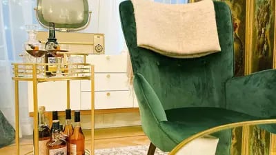Recreación del apartamento de los años 60 que aparece en la cuarta temporada de la exitosa serie de Prime Video: Marina/Bloomberg