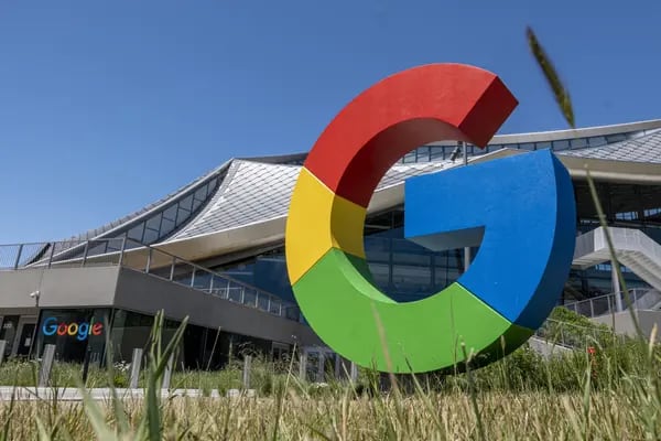 El exterior del nuevo campus de Google en Bay View, California, Estados Unidos, el lunes 16 de mayo de 2022.