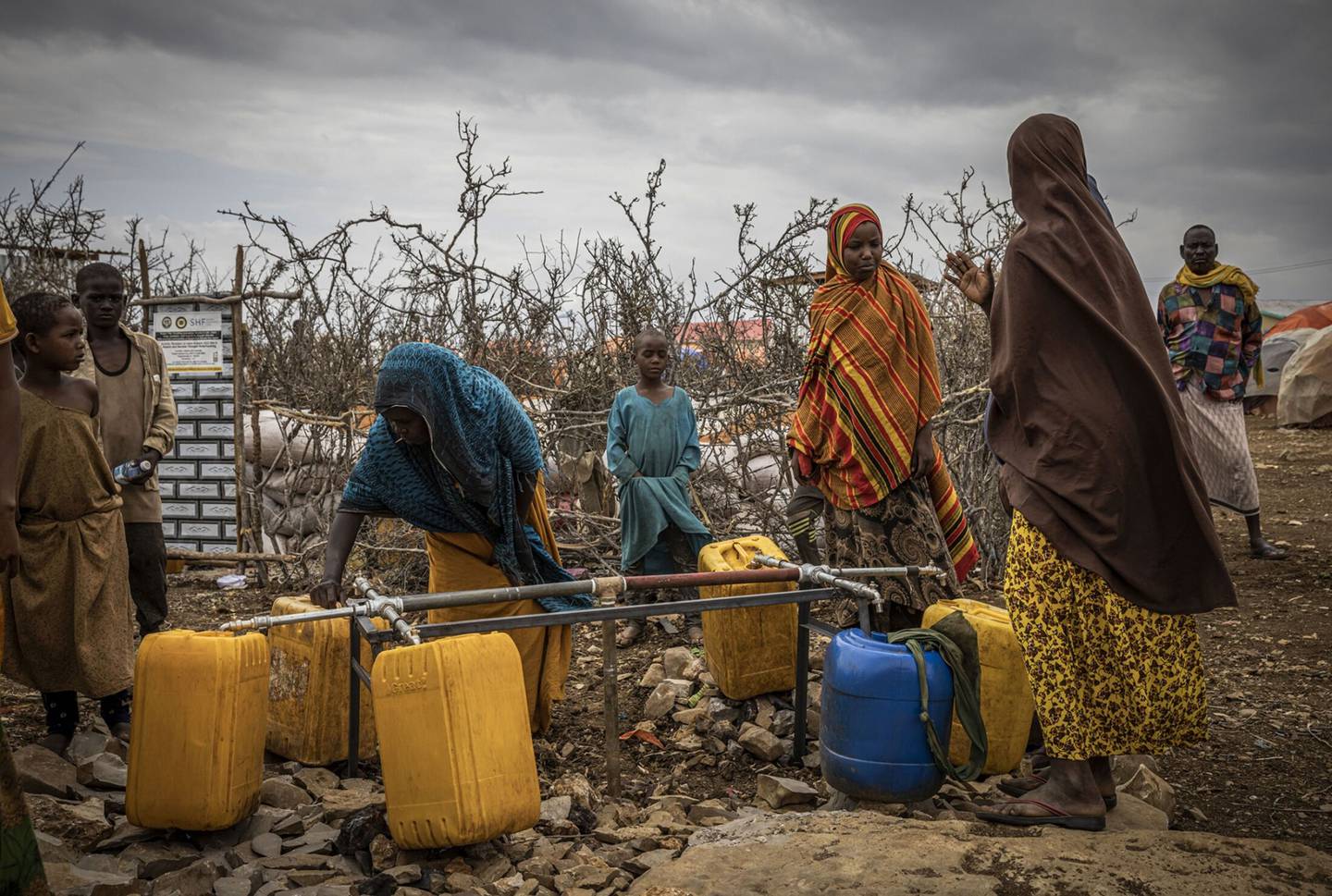 Un campo de desplazados para personas afectadas por la sequía en Baidoa, Somalia, en septiembre de 2022.