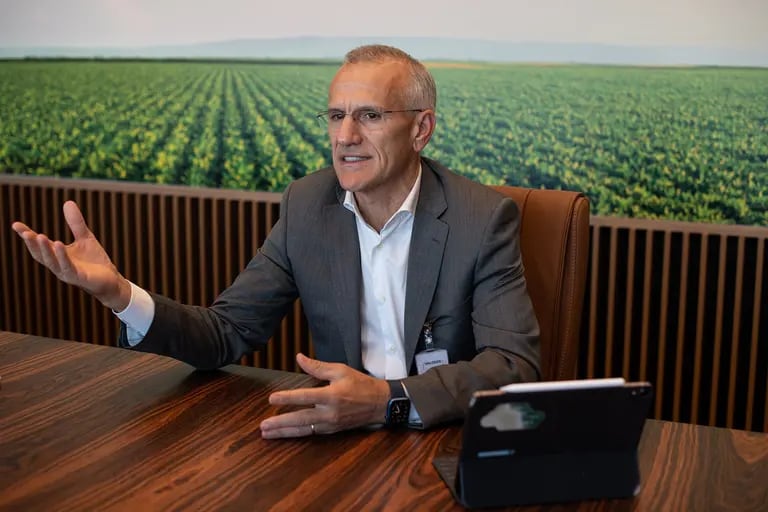 Aurélio Pavinato, CEO da SLC Agrícola (Tiago Coelho/Bloomberg)dfd