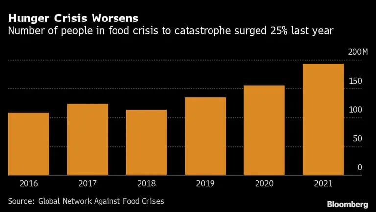 Hunger Crisis Worsens | Number of people in food crisis to catastrophe surged 25% last yeardfd
