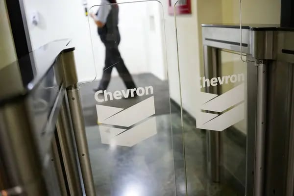 Las oficinas de Chevron Corp. en Caracas, Venezuela.