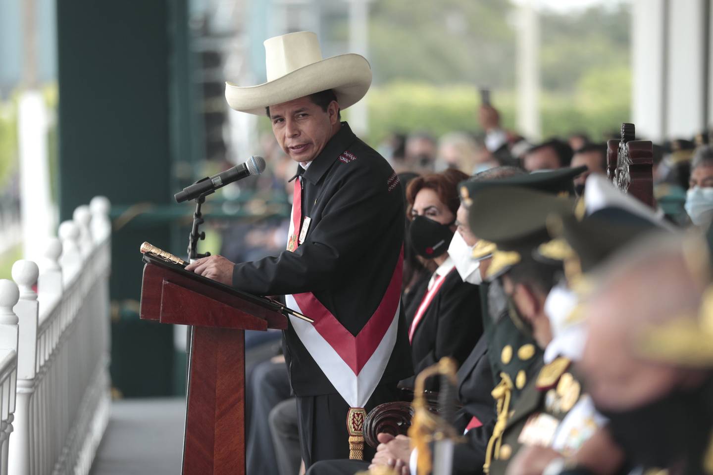 Pedro Castillo, presidente de Perú.