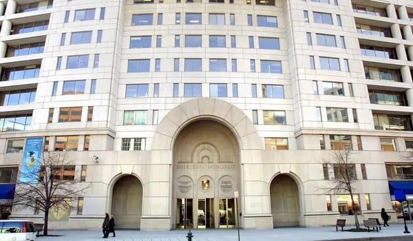 The Inter American Development Bank on New York Avenue in Washington, D.C.