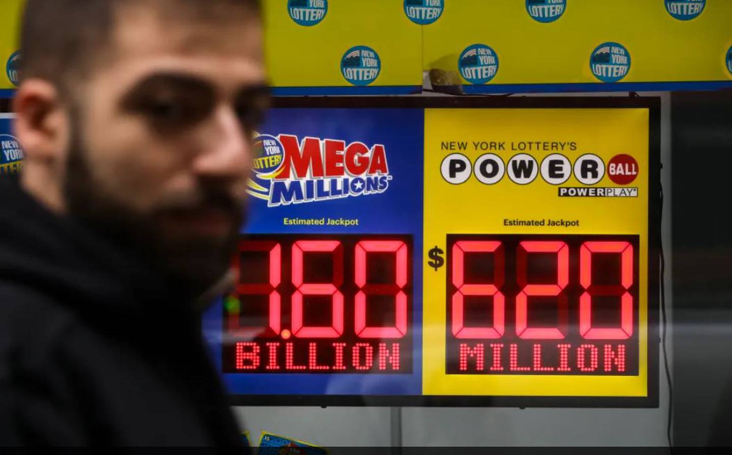 Ganhador de mais de US$ 1 bilhão na loteria dos EUA ainda não foi buscar o prêmio