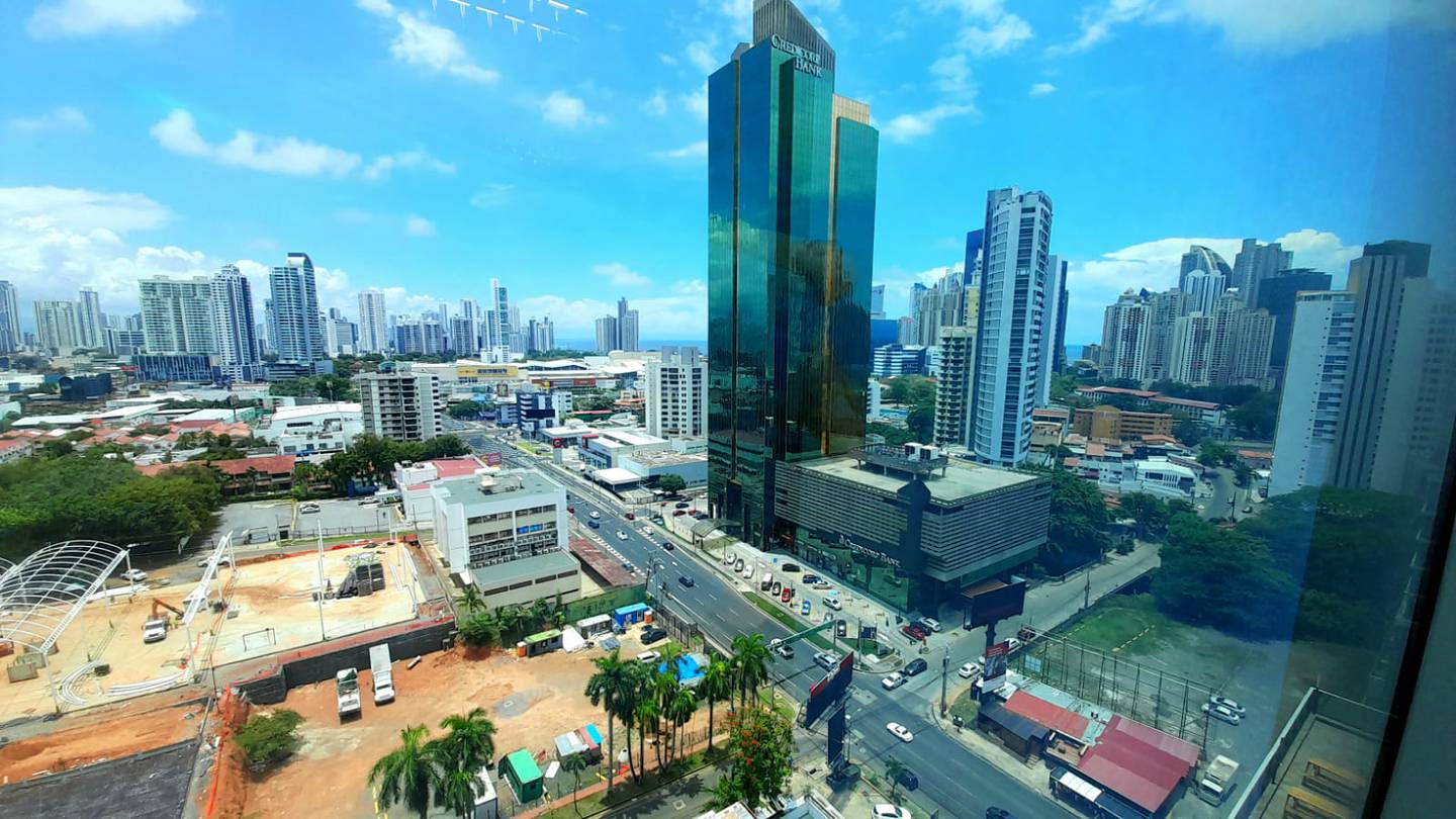 Área bancaria de la ciudad de Panamá.