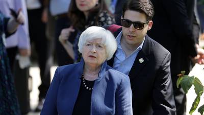 Yellen confirma es poco probable una prórroga a exención de pago deuda de Rusia dfd