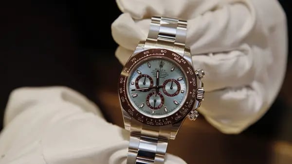 Precios de reventa de Rolex y relojes de lujo se están estabilizando tras caída dfd