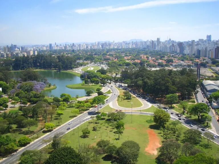 Parque do Ibirapuera em São Paulodfd